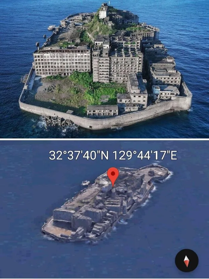 En las aguas de la prefectura de Nagasaki, Japón, hay una isla que parece abandonada