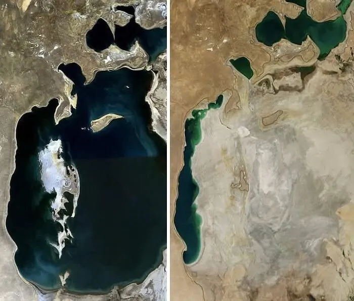 Es una locura cómo se drenó tanto el mar de Aral