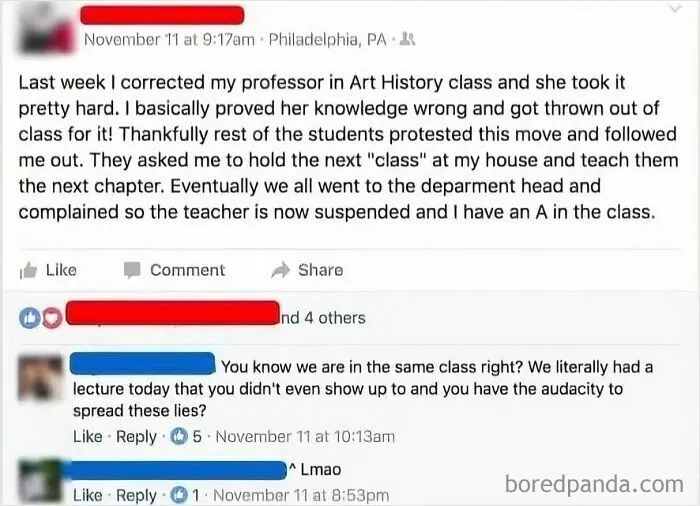 30 Hilariously Cringy Examples Of People Lying On The Internet For No Reason (New Pics)