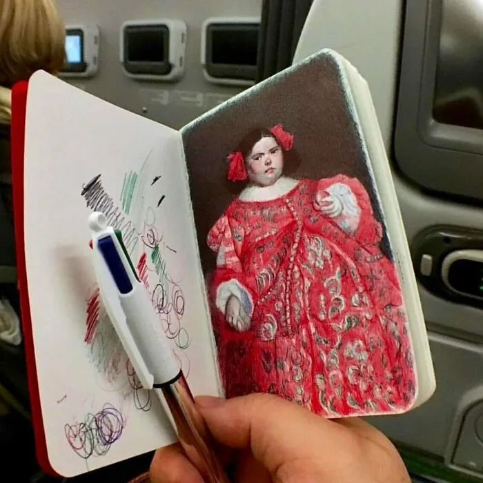 30 Sketchbook Drawings By Nicolas V. Sanchez That Show The Power Of Ballpoint Pen Art