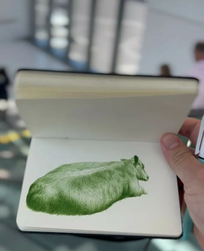 30 Sketchbook Drawings By Nicolas V. Sanchez That Show The Power Of Ballpoint Pen Art