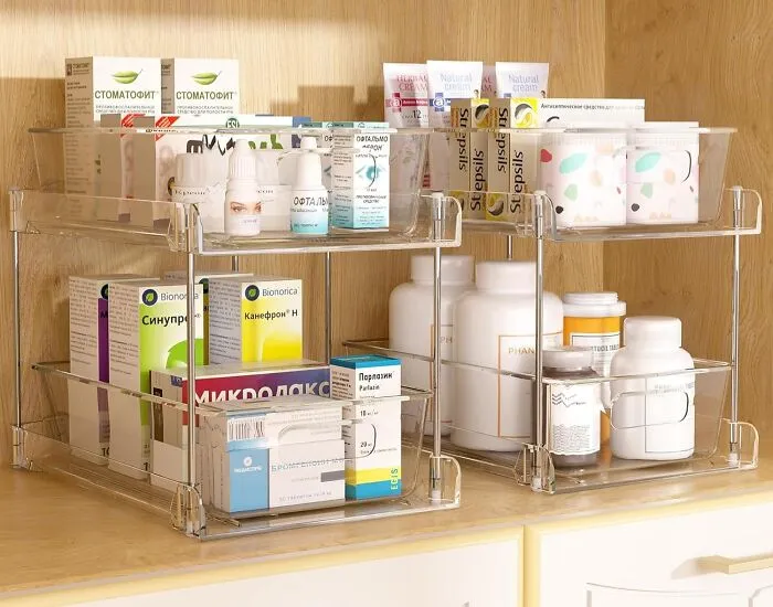 Your Bathroom Cabinet's Chaotic Energy Is About To Get A Serious Glow-Up Into Organized Bliss With A <a Style="Display:inline;" Href="Https://Www.amazon.com/Organizer-Vtopmart-Organizers-Container-Organization/Dp/B0bznpdhr9?pf_rd_r=rgccttzreskj33tvqjxt&pf_rd_p=e5de50e6-9ed5-43e0-B855-5a9e59492def&th=1&linkcode=ll1&tag=bprhinoceros-20&linkid=484dd4da1867d722ab7243489379e8e6&language=en_us&ref_=as_li_ss_tl" Target="_blank"><span Style="Font: Inherit; Color: #d74b1f;"> 2-Tier Bathroom Cabinet Organiser </Span>