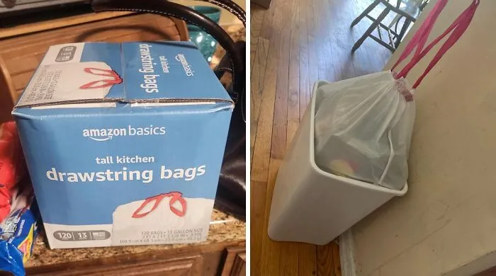 Forgetting To Buy Trash Bags Can Officially Be A Problem For Future You, Like, Way Future You, Thanks To This <a Style="Display:inline;" Href="Https://Www.amazon.com/Amazon-Basics-Kitchen-Drawstring-Gallon/Dp/B093x8qq12?ie=utf8&th=1&linkcode=ll1&tag=bprhinoceros-20&linkid=d43a0eec3d2c8d453eb858ab10f245a1&language=en_us&ref_=as_li_ss_tl" Target="_blank"><span Style="Font: Inherit; Color: #d74b1f;"> 120 Count Tall Trash Bags </Span> Supply