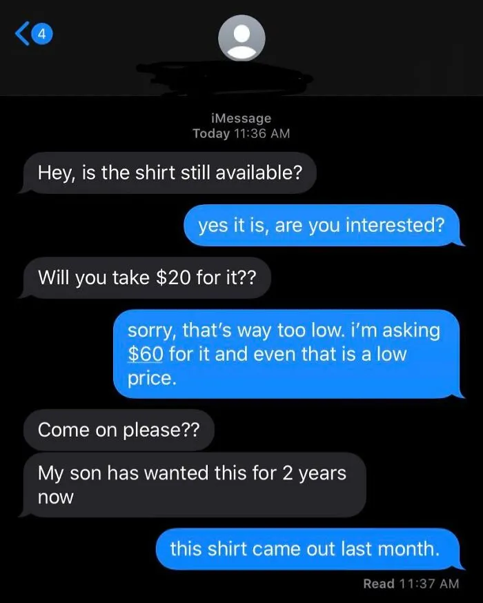Someone Tries To Use Their Kid As An Excuse To Get A Supreme Shirt For Super Cheap