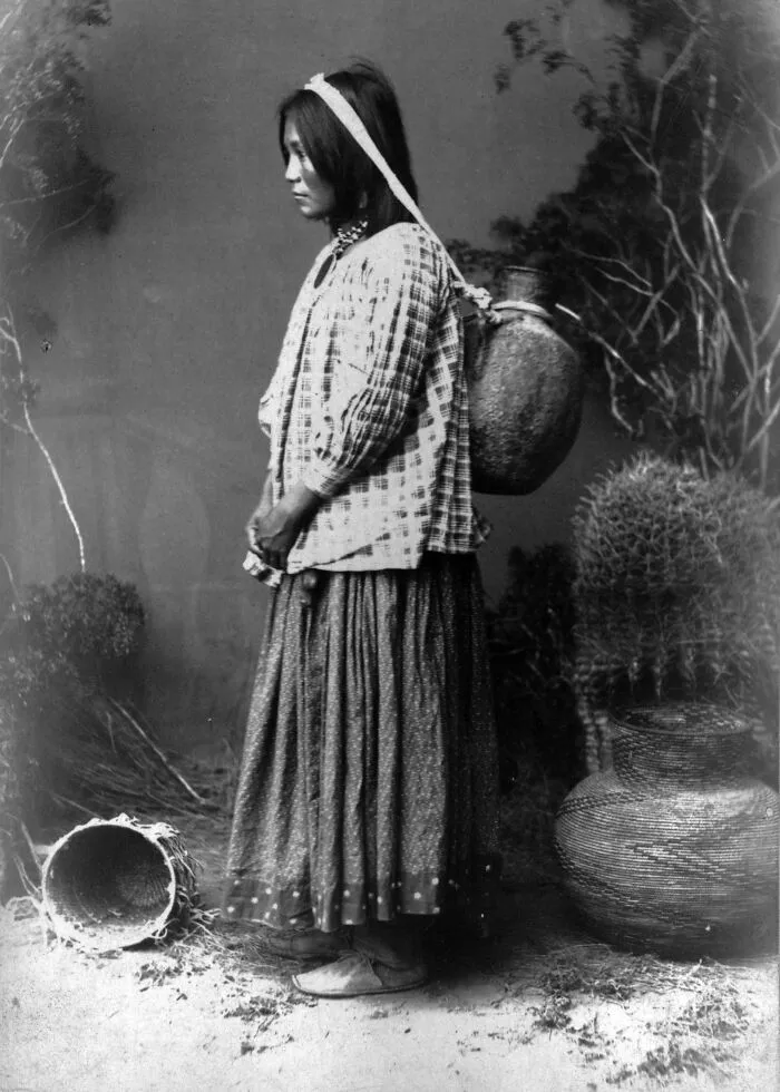 San Carlos Apache Woman, Between 1883 And 1888