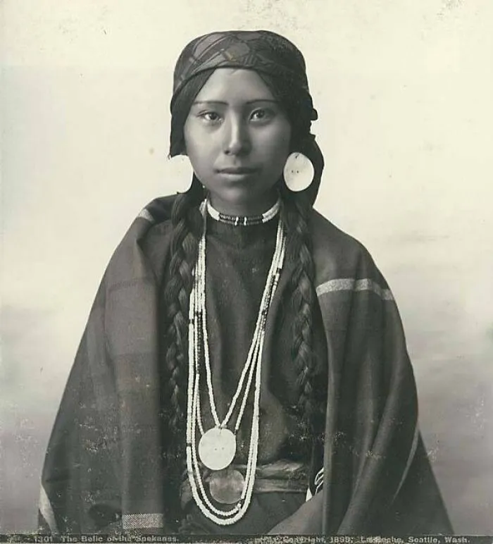 Spokane Indian Woman, 1899