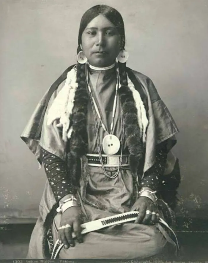 Yakama Indian Woman, Washington, 1899