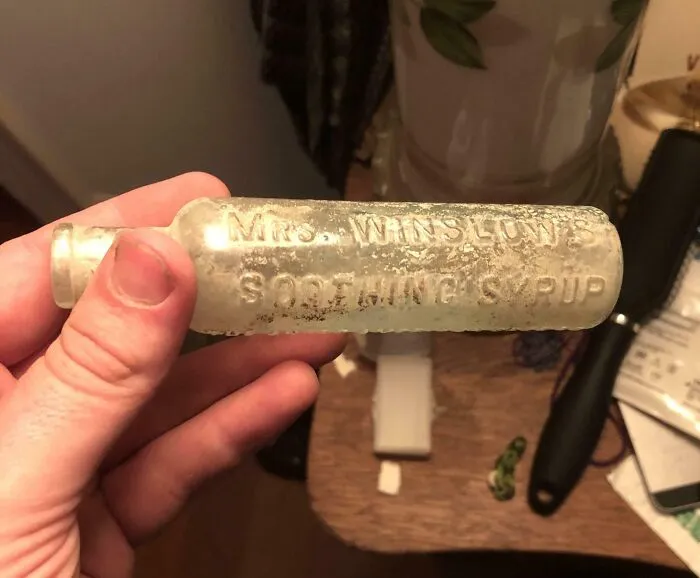 Mrs. Winslows Soothing Syrup. Friend Found It Under An Old House While Doing Pest Treatment