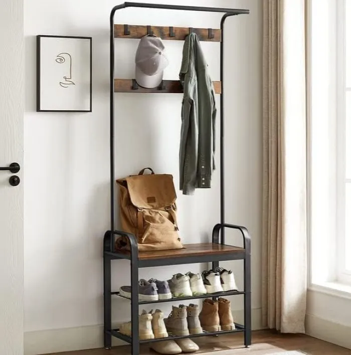 That Mountain Of Shoes And Coats Currently Staging A Hostile Takeover Of Your Doorway Is About To Meet Its Match With This <a Style="Display:inline;" Href="Https://Www.amazon.com/Vasagle-Industrial-Entryway-Furniture-Uhsr40b/Dp/B0786bn4wy?pd_rd_w=kcpmk&content-ID=amzn1.sym.2457f9fb-7fa2-4917-8254-94d8796e6345&pf_rd_p=2457f9fb-7fa2-4917-8254-94d8796e6345&pf_rd_r=v2609mmykhdbakrsd24e&pd_rd_wg=q6wpa&pd_rd_r=da8f1e71-88bf-4dfa-94f6-640746ceb460&pd_rd_i=b0786bn4wy&th=1&linkcode=ll1&tag=bpcrocodile-20&linkid=434028904da400c05de19f0b0e1667d9&language=en_us&ref_=as_li_ss_tl" Target="_blank"><span Style="Font: Inherit; Color: #d74b1f;"> Entryway Bench And Coat/Shoe Rack Combo </Span> That Makes Coming Home A Little Less Like An Obstacle Course