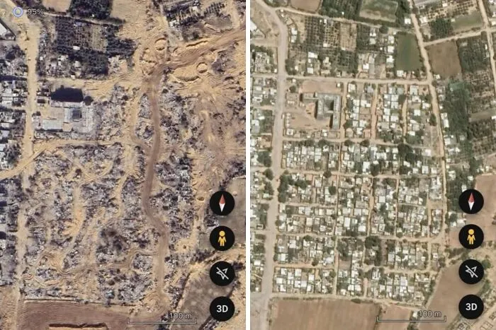 Google Earth Has Begun Updating Images Of Gaza Before And After