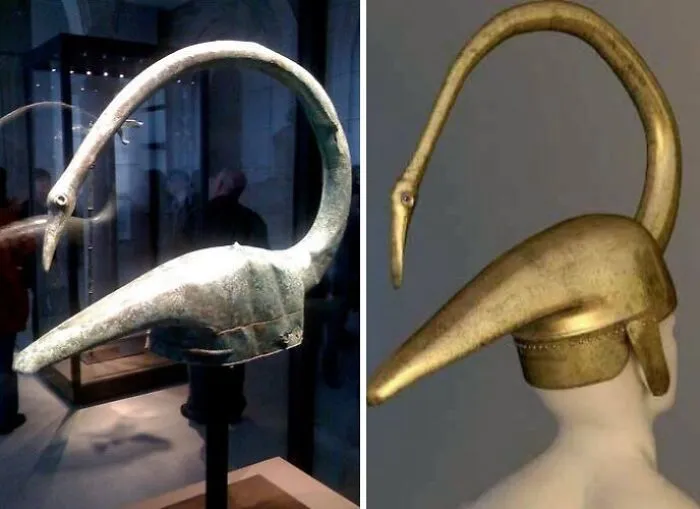 The Tintignac Swan Helmet
