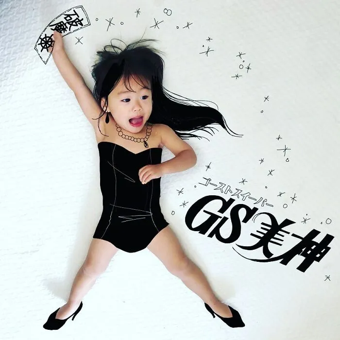 This Father Turns His Kids Into Anime Or Movie Characters By Drawing On Their Photos (17 New Pics)