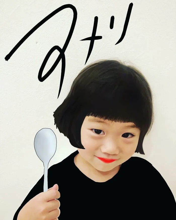 This Father Turns His Kids Into Anime Or Movie Characters By Drawing On Their Photos (17 New Pics)