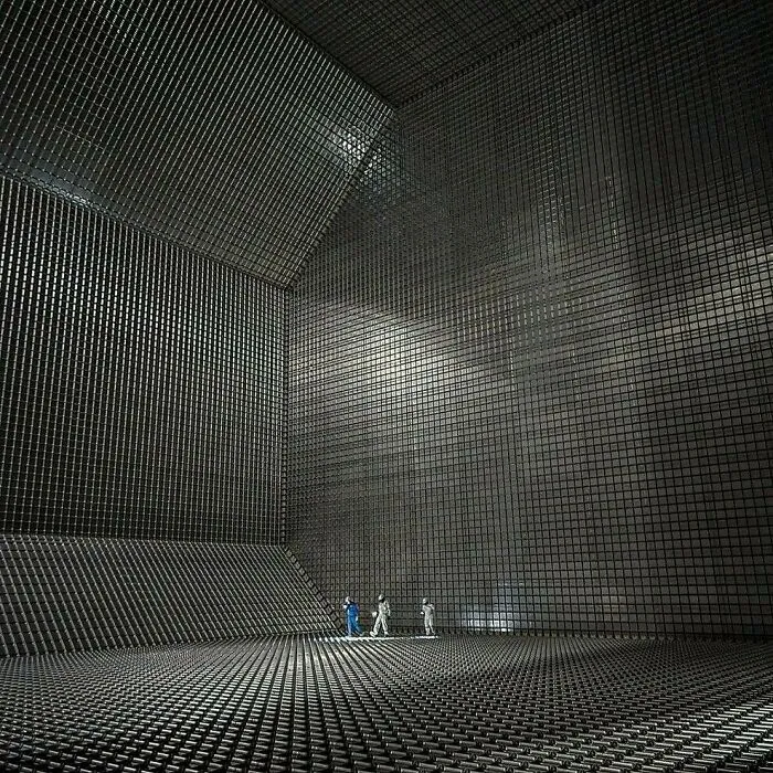 Inside The Cargo Hold Of An Lng (Liquiid Natural Gas) Tanker