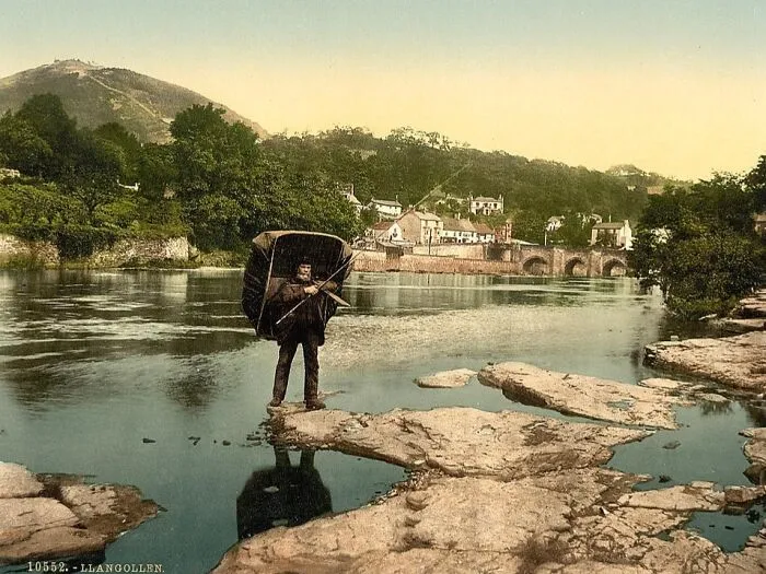 Man In Llangollen, Wales, C. 1890