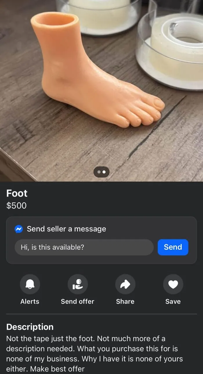 “What You Purchase This For” Is A Wild Statement