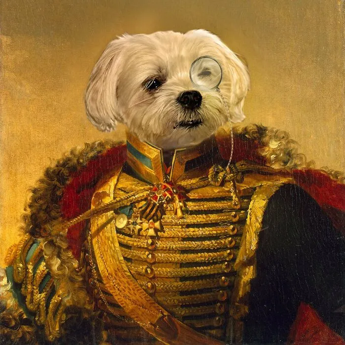 Girlfriend Said To Print Off A "Normal" Picture Of Her Friend's Dog And It Better Not Be Photoshopped. So I Made This