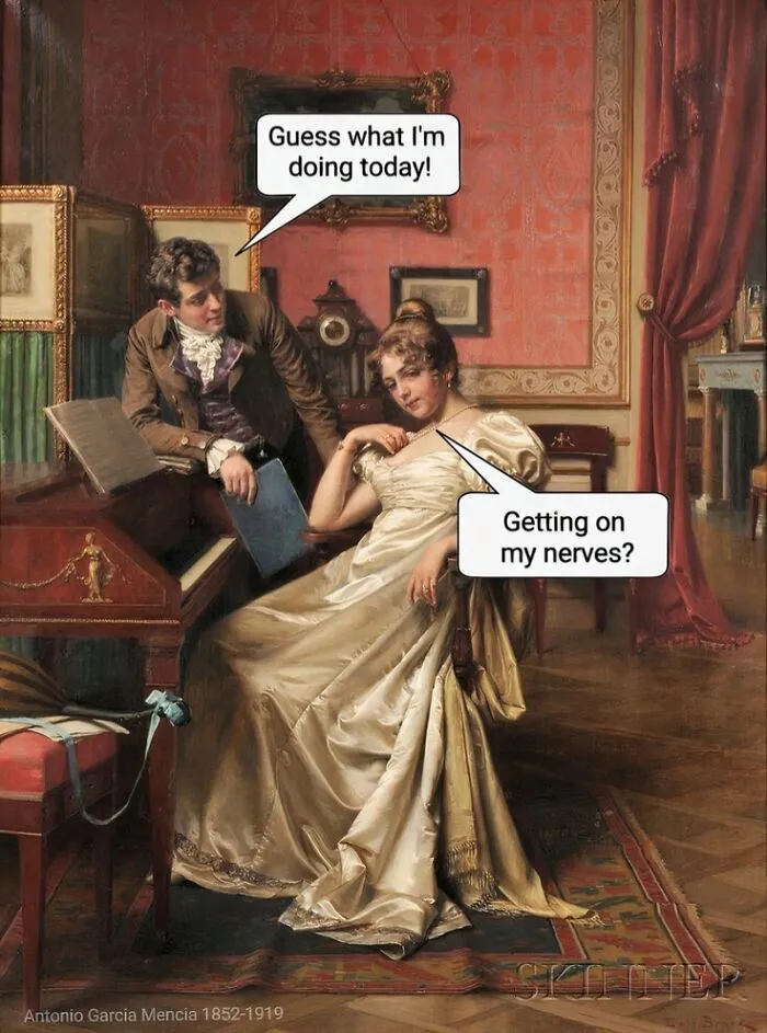 50 Of The Funniest Sarcastic Art Memes That Prove Classical Paintings Had Zero Chill (New Pics)