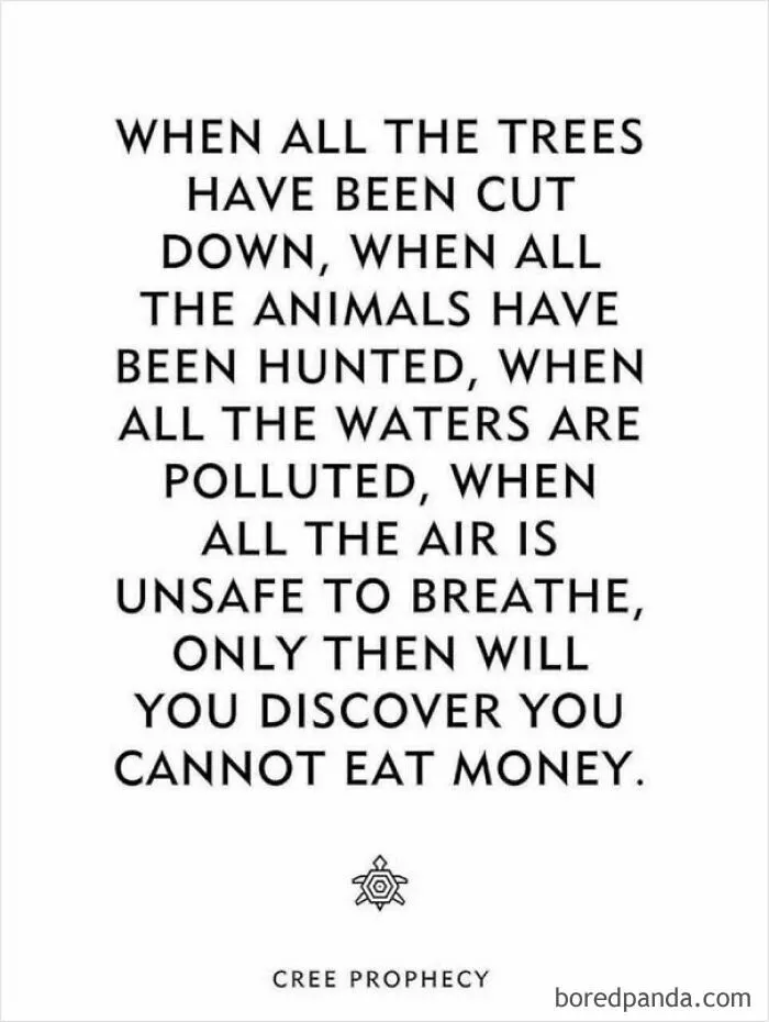 You Can’t Eat Money…