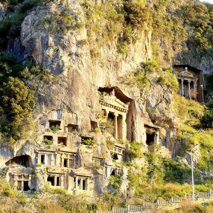 The Lycian Rock Tombs, Fethiye, Türkiye, C. 4th Century Bce