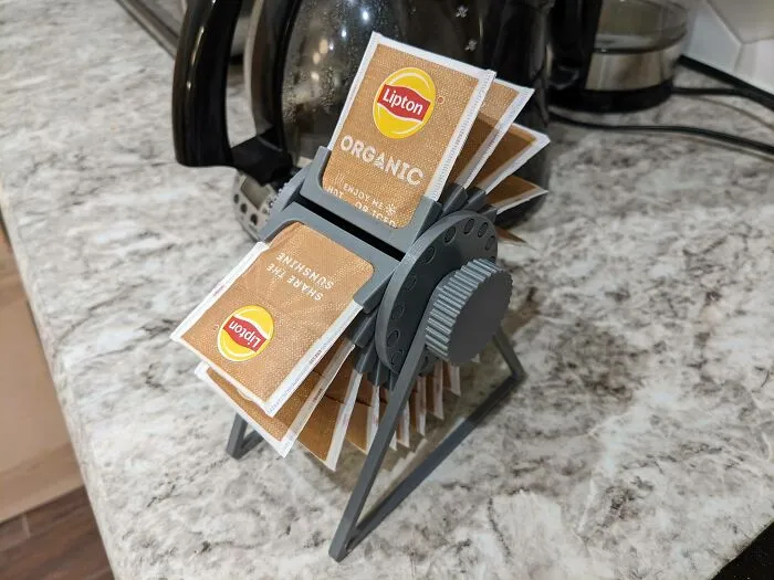 I Made A Rolodex For Tea Bags. Yes, It's As Dumb As It Sounds, But It's Mine