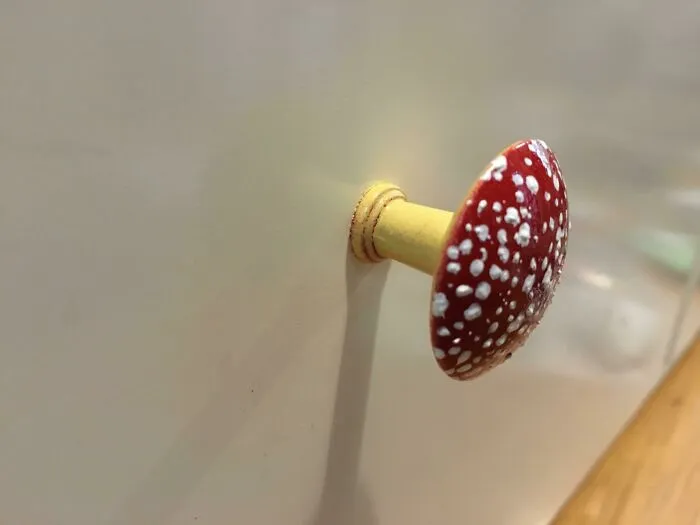 I Painted My Knobs Into Mushrooms Today