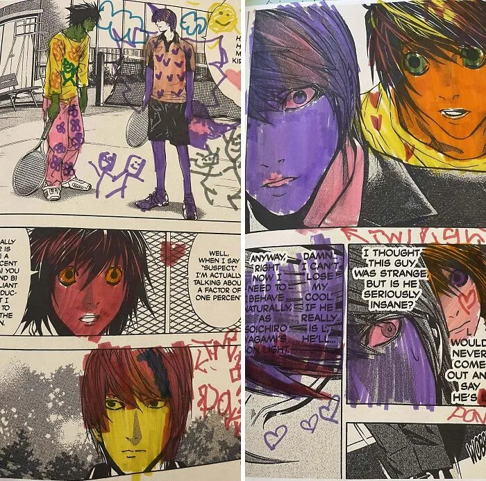 My Sister Thought These Mangas Were Coloring Books