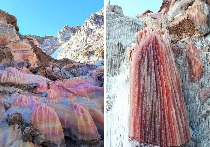 Salt Rocks In Iran