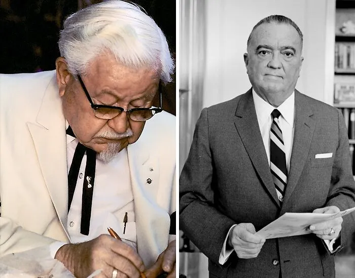 Colonel Sanders And J. Edgar Hoover
