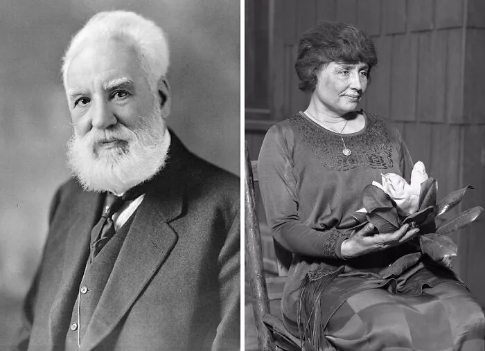 Alexander Graham Bell And Helen Keller