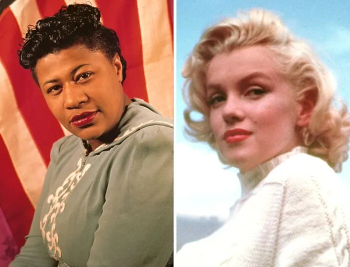 Ella Fitzgerald And Marilyn Monroe