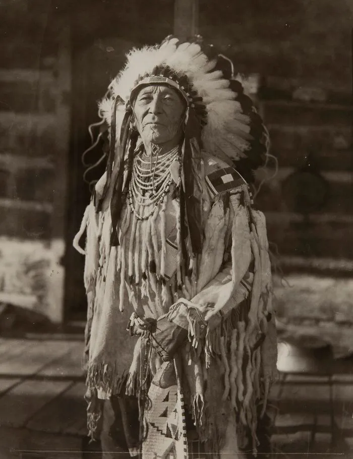 Standing Native American, C. 1910