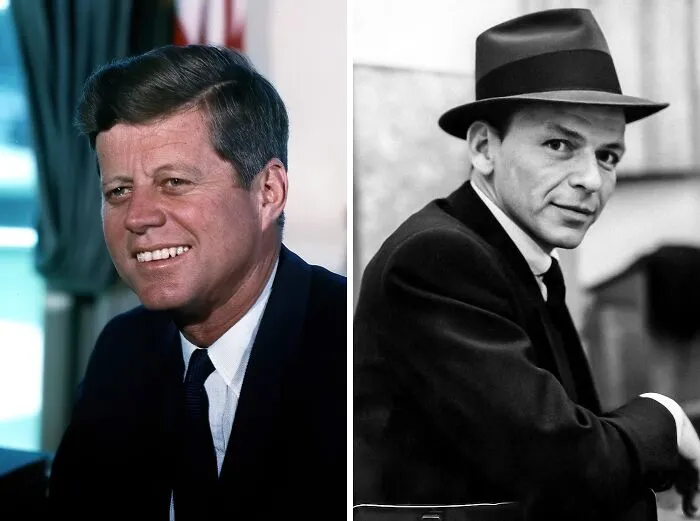 John F. Kennedy And Frank Sinatra