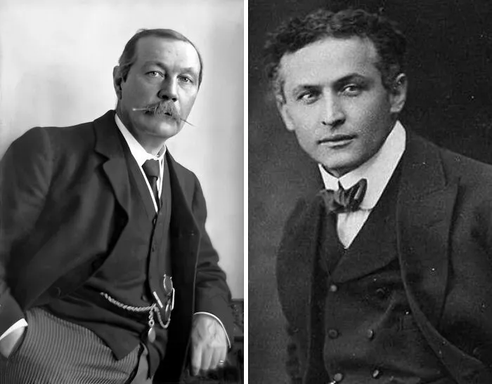 Arthur Conan Doyle And Harry Houdini