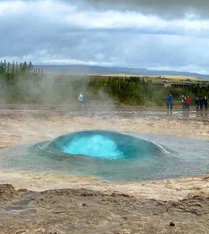 This Geyser Right Before It Blows