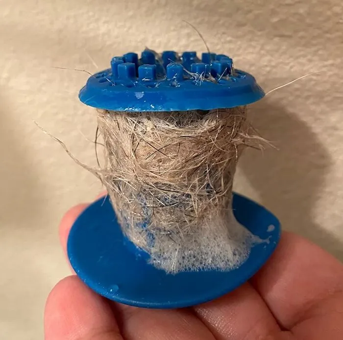 Your Drain Will No Longer Be The Gateway To A Hairy, Clogged-Up Version Of The Upside Down, Because The <a Style="Display:inline;" Href="Https://Www.amazon.com/Tubshroom-Revolutionary-Protector-Catcher-Strainer/Dp/B01byrmgcc?ie=utf8&th=1&linkcode=ll1&tag=bpcheetah-20&linkid=a24e6b2c64e3f981f4b1cec1c82b2d1c&language=en_us&ref_=as_li_ss_tl" Target="_blank"><span Style="Font: Inherit; Color: #d74b1f;"> Tubshroom</Span> Is On Guard To Trap All Those Runaway Strands