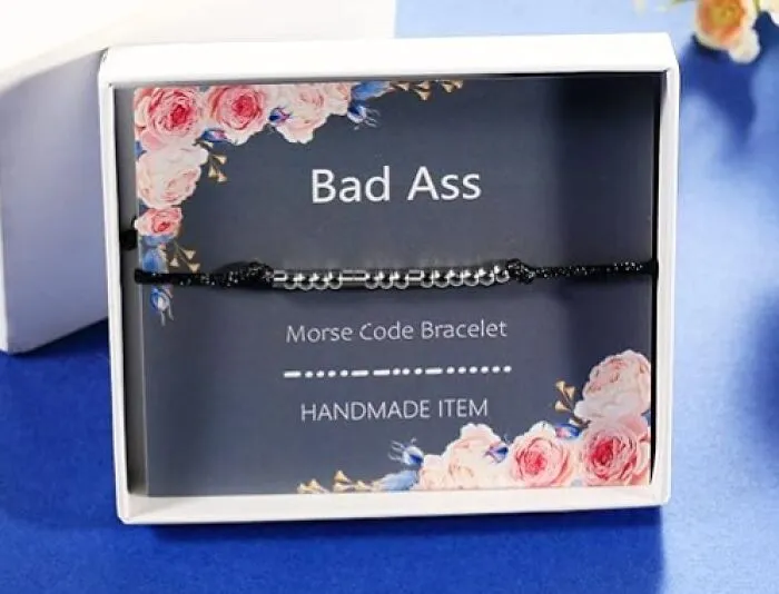 Your Bestie Can Now Telegraph Their Undeniable Awesomeness In The Chicest, Most Low-Key Way Possible With <a Style="Display:inline;" Href="Https://Www.amazon.com/Bad-Ass-Morse-Code-Bracelet/Dp/B083qgxvxb?crid=kzyjrcnzhfuk&dib=eyj2ijoimsj9.jgd8idt0ok_gp5yihwke5zp1dm3zckau9thlarcgugsevzjn_giujwtoqeeo603dpx9ue8_refrvnqi30mq_nrvniaa6weo42wbo0eixgbv1ullywqpygz_igfybxyqxkt0ltvnq2kzpnrsixy9upoapivtq_ab83-Fnsydvs_4cp4tjjg3asetsdvzqsbomoripcawnsg1f65wlrzwnjmultbxwsltzy21udu-Oe3cswurp15762viutocinvg-Eykmjp2uhdkcwgt1vzboqin-Xp5h1pjyz3eo6lfd2cs.tfmheejnauqw_tgavotjvpbphxeitcrpi8ryvgcbyiu&dib_tag=se&keywords=funny%2bgifts&qid=1748346499&sprefix=funny%2bgift%2caps%2c229&sr=8-103&xpid=ztcilzdt1c9ja&th=1&linkcode=ll1&tag=bpsheep-20&linkid=0ae73dfe13b463be37d6394b759ab419&language=en_us&ref_=as_li_ss_tl" Target="_blank"><span Style="Font: Inherit; Color: #d74b1f;"> This Morse Code Bracelet</Span> That Spells Out 'Badass' For The World To Decode (Or Just Admire)