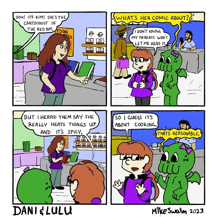 28 ‘Dani & Lulu’ Comics By Mike Swaim