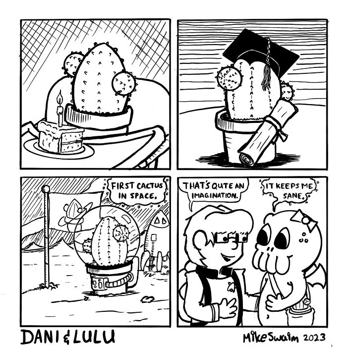 28 ‘Dani & Lulu’ Comics By Mike Swaim