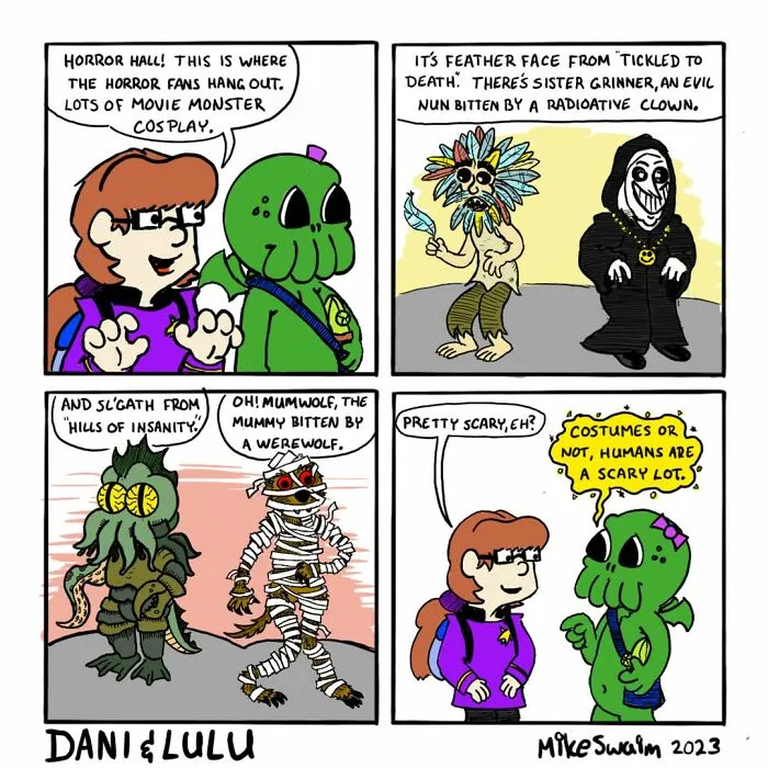 28 ‘Dani & Lulu’ Comics By Mike Swaim