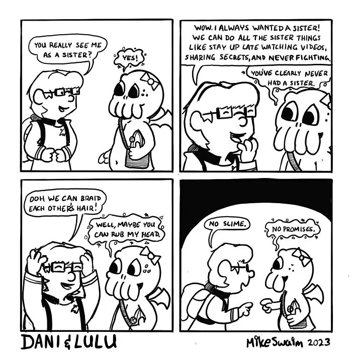 28 ‘Dani & Lulu’ Comics By Mike Swaim