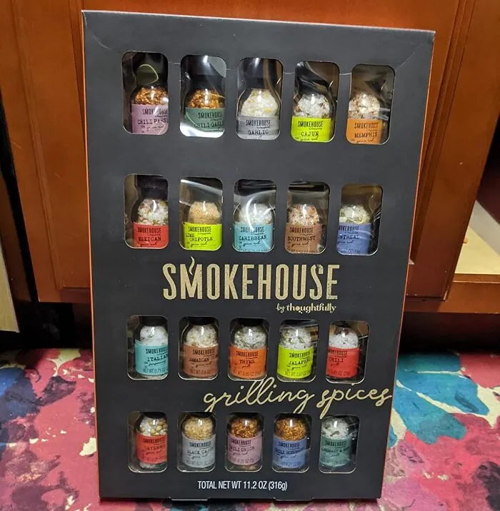 This Father's Day, Dad's Grilling Is About To Become Legendary (Or At Least Way More Flavorful) Thanks To <a Style="Display:inline;" Href="Https://Www.amazon.com/Thoughtfully-Smokehouse-Ultimate-Grilling-Seasoning/Dp/B083c4tbt5?ie=utf8&th=1&linkcode=ll1&tag=bpscorpion-20&linkid=7331ea82f4cac5643513437068d682de&language=en_us&ref_=as_li_ss_tl" Target="_blank"><span Style="Font: Inherit; Color: #d74b1f;"> This Grilling Spice Set</Span> That's Basically A Spice Rack's Greatest Hits Album For BBQ Lovers