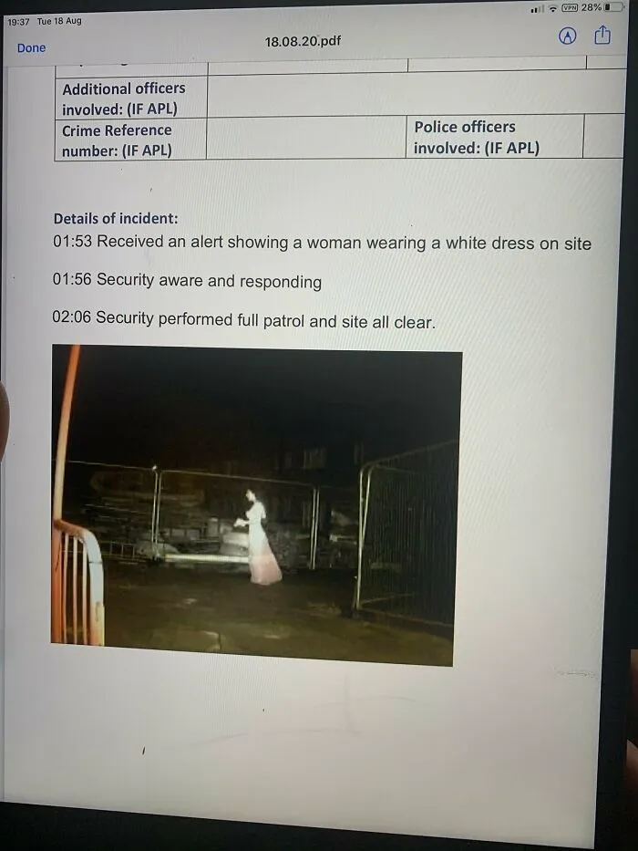 Cctv Security Image From Birmingham, UK