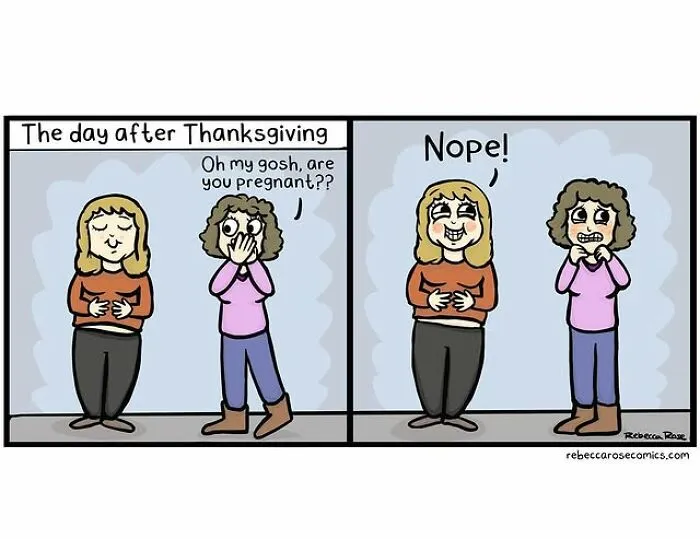 20 New Comics By Rebecca Rose That Turn Life’s Awkward Moments Into Laugh-Out-Loud Situations