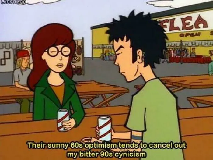 LOL For The People Who Keep Saying The 90s Was So Optimistic (Daria 1997)