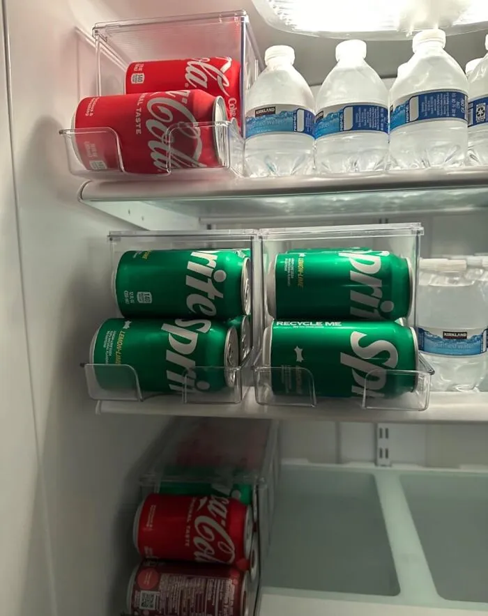 The Soda Can Chaos Currently Occupying Your Fridge Shelves Gets A Seriously Refreshing Makeover With <a Style="Display:inline;" Href="Https://Www.amazon.com/Clearspace-Drink-Organizer-Fridge-Dispenser/Dp/B0c66ddl88?ie=utf8&th=1&linkcode=ll1&tag=bpbat-20&linkid=b4d3b3177ce63deefb2fcaeea08ed6a7&language=en_us&ref_=as_li_ss_tl" Target="_blank"><span Style="Font: Inherit; Color: #d74b1f;"> This Soda Can Organizer And Dispenser</Span> That Neatly Lines 'Em Up And Serves 'Em Out Like A Tiny Beverage Butler