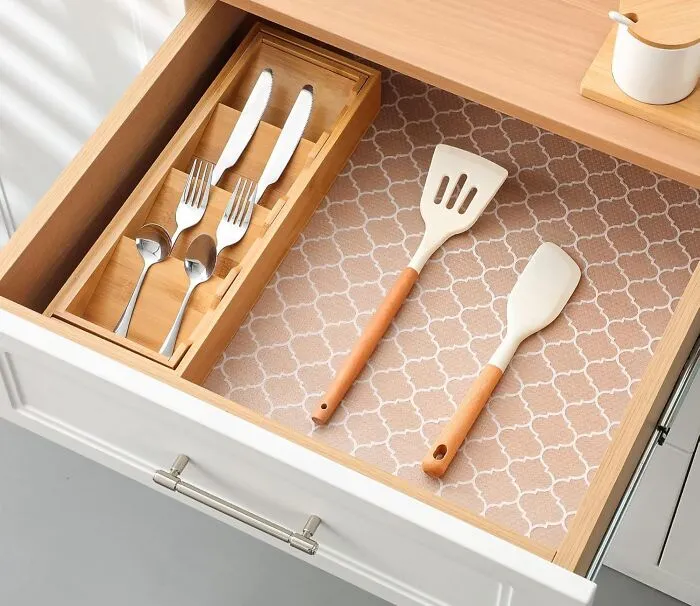 Your Kitchen Refresh Includes The Secret World Inside Your Drawers, Which Stop Looking So Basic Thanks To <a Style="Display:inline;" Href="Https://Www.amazon.com/Cooyes-Non-Slip-Liners-Kitchen-Cabinets/Dp/B0cp6q38bb?_encoding=utf8&content-ID=amzn1.sym.0f1ddd2e-Dc49-404c-9cb8-157e3c873622&crid=2lrtv3593nehx&dib=eyj2ijoimsj9.7rqz0qcerotopxplmwjook97kcvagvls0ex7i2wucxeob6kokk1ydietwhngqnwn64onf865u4mqjh6q7qg6viw-Ha_v_bhnbuzavhxg_3q.l9xz7wnz-Awg57nvhly62eo3tixnmy3ylgdsvrccm1g&dib_tag=se&keywords=kitchen&pd_rd_r=36f05c70-E6b9-43e9-9556-C32a0a04d41b&pd_rd_w=euzil&pd_rd_wg=smqca&qid=1748587615&sprefix=kitchen%2ckitchen-Intl-Ship%2c202&sr=8-242-Spons&xpid=32xqzoztx10bu&sp_csd=d2lkz2v0tmftzt1zcf9hdgzfbmv4da&th=1&linkcode=ll1&tag=bpbat-20&linkid=de084b32ff420cb6401ac7a2ac24547e&language=en_us&ref_=as_li_ss_tl" Target="_blank"><span Style="Font: Inherit; Color: #d74b1f;"> This Patterned Kitchen Drawer Liner</Span> That Adds A Little Pop Of Joy Every Time You Open Them