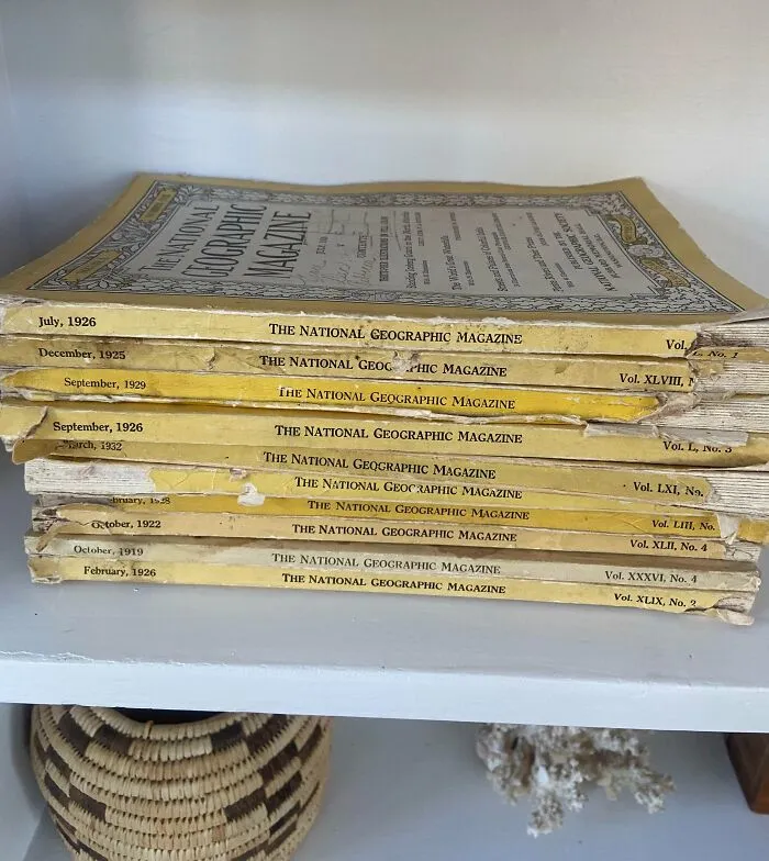 National Geographic Magazines From 1918-1932