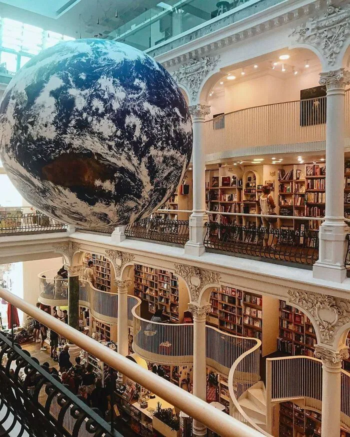 Perhaps One Of The Most Beautiful Bookstores In Europe, Cărturești Carusel, In Bucharest