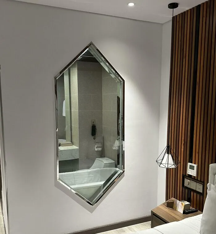 This Hotel Room Has A Window Into The Bathroom